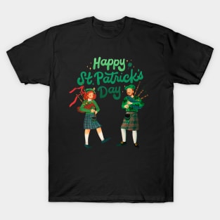 Happy St. Patrick Day - Couple Celebrate T-Shirt